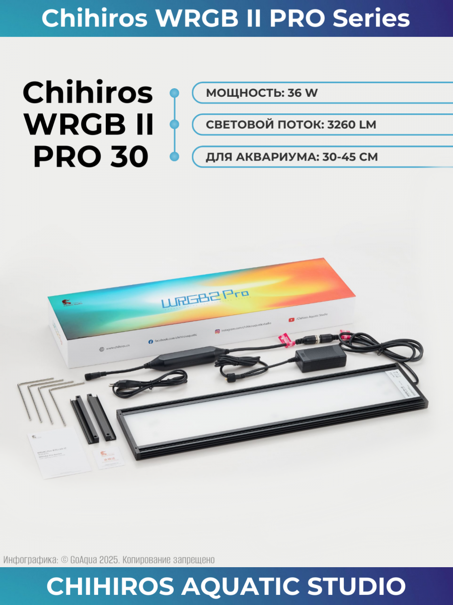Светильник Chihiros WRGB II PRO 30