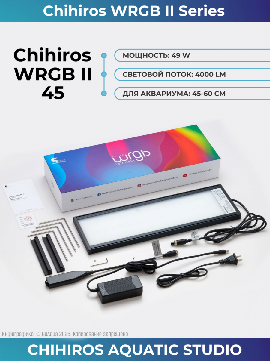 Светильник Chihiros WRGB II 45 см