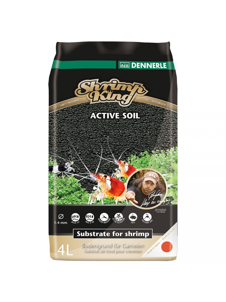 Питательный грунт Dennerle Shrimp King Active Soil 4 л