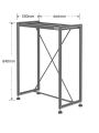 Стойка для аквариума Chihiros Metal Cabinet 60×30 см